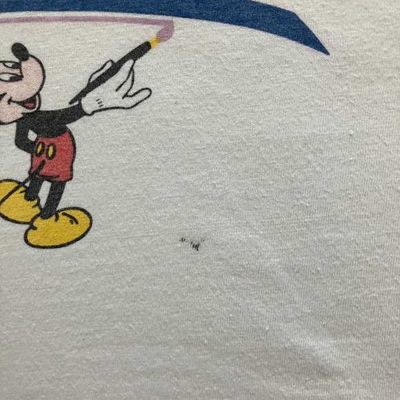 Disneyland 30th Year Anniversary White Tee Size Small - Picture 6 of 6